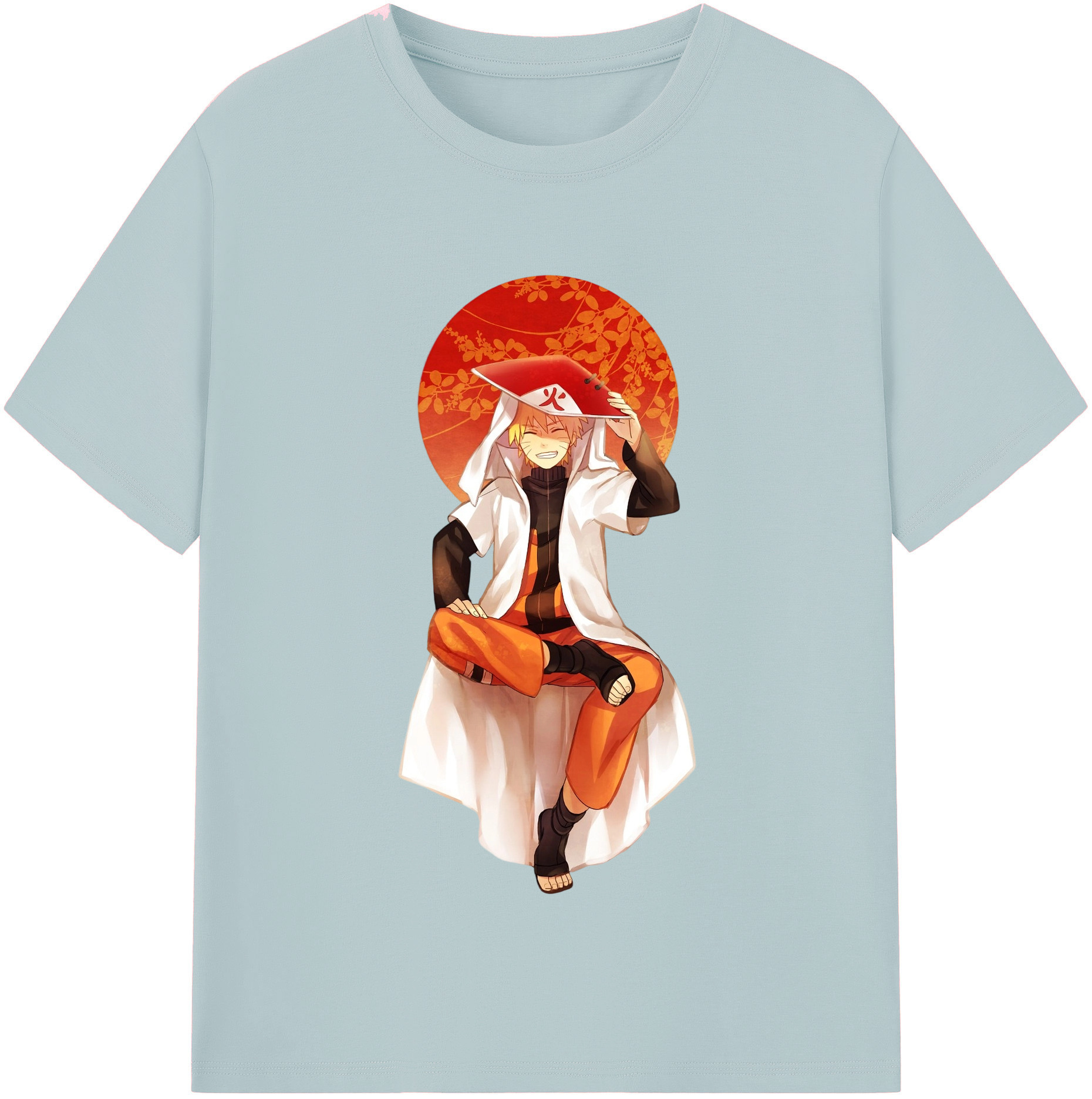 （画像用） NARUTO -ナルト- うずまき ナルト Uzumaki Naruto 綿100％半袖Tシャツ（フロントプリント）